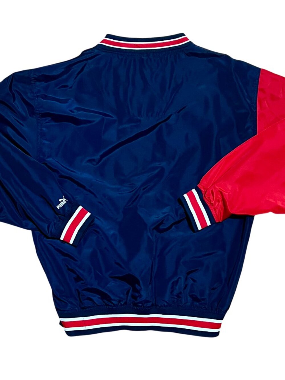 Cleveland Indians '00 Puma Vintage Y2K Jacobs Field Pullover Jacket, Men's Med - Picture 8 of 9